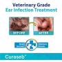 Curaseb Veterinary Cat & Dog Ear Infection Treatment – Treats Infections from Ear Mites, Yeast, Fungus and Bacteria – Broad Spectrum Veterinary Formula