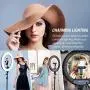 Yesker Ring Light 18 inch with Tripod Stand Ringlight Kit Dimmable 6000K/3200K Circle Lighting Phone Holder Bluetooth Remote Carry Bag for Zoom TikTok Makeup Video Photography Blogging Portrait