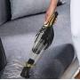Solpuo Handheld Vacuum, Car Vacuum Cleaner, Powerful Suction Portable Vacuum Cleaner for Home and Car Cleaning, Lightweight Hand Wireless Vacuum Cleaner Powered by USB Quick Charge Tech - Gold