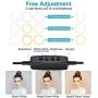 Selfie Ring Light with Stand and Phone Holder,10.2" Desktop Dimmable LED Circle Lights with Tripod, Bluetooth Remote Shutter Ringlight for Live Stream/Makeup/Reels/Likee/YouTube Video/Photography/Vlog