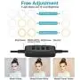 Selfie Ring Light with Stand and Phone Holder,10.2&quot Desktop Dimmable LED Circle Lights with Tripod, Bluetooth Remote Shutter Ringlight for Live Stream/Makeup/Reels/Likee/YouTube Video/Photography/Vlog