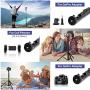 62” Selfie Stick Tripod, Integrated, Torjim Portable Phone Tripod with Phone Holder, Bluetooth Remote for iOS & Android, Tripod Stand Perfect for Camera & GoPro with 360°Tripod Head and GoPro Adapter