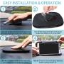 Bosynoy Cell Phone Holder for Car, GPS Mounts for car, Slim Dashboard Car Phone Mount for iPhone X 8 Plus 7 6s Samsung Galaxy S9 S8 Edge Note 8 LG and Other Garmin GPS, Reusable Silicone Pad Base