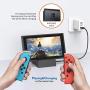 OLCLSS Nintendo Switch Dock with Bluetooth Adjustable Switch Docking Station with Type-C Input Interface Mini HDMI Video Conversion Dock Base with LED Indicator for Nintendo Switch Host