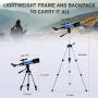 Vanstarry Telescopes for Kids, Travel Kids Telescope, 70mm Aperture 400mm AZ Mount Astronomical Refractor Telescopes for Adults Astronomy Beginners, Portable Travel Telescopes with Carry Bag
