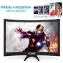 12 Curved Screen Magnifier Cell Phone 3D HD Anti-Blue Light Amplifier Projector Screen Enlarger for Movies, Videos, and Gaming, Foldable Phone Stand Compatible with iPhone and Android All Cellphones 12 Curved Screen Magnifier Cell Phone 3D HD Anti-Blue Light Amplifier Projector Screen Enlarger for Movies, Videos, and Gaming, Foldable Phone Stand Compatible with iPhone and Android All Cellphones