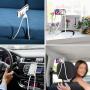 Flexible Long Arms Stand Clip Holder,Hanging on Neck Universal Mobile Phone Stand Loungers Bracket for Mobile Phone Tablet PC Desktop(Black)