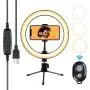 Ring Light with Stand 10.2" RingLight with Tripod Stand and Phone Holder Remote Control 3 Lighting Modes and 10 Lighting Levels of Dimmable RingLight Selfie Light for YouTube Video/Makeup/tiktok Shot