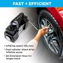 AutoVirazh Air Compressor Tire Inflator, 12V Portable Air Pump for Car Tires, Tire Pump with LED Light, Long Cable and Auto Shut Off Compatible with Car, Bicycle, Motorcycle, Balls, Inflatable Pool