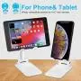 Cell Phone Stand for Desk, Marchero Foldable Desktop Adjustable Phone&Tablet Holder Cradle Compatible with iPhone 11 pro XS Max XR X Samsung Galaxy S10 S9,Nintendo Switch, Ipad Mini etc(White) Cell Phone Stand for Desk, Marchero Foldable Desktop Adjustable Phone&Tablet Holder Cradle Compatible with iPhone 11 pro XS Max XR X Samsung Galaxy S10 S9,Nintendo Switch, Ipad Mini etc(White)
