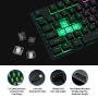 RGB Gaming Keyboard and Mouse Combo, CHONCHOW TKL Compact 87 Keys Backlit Small Computer Keyboard with Gaming Mouse, USB Wired Set for PC PS4 Xbox Laptop