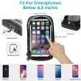 Bicycle Handlebar Bag, Mobile Phone Bag, Highly Sensitive Touch Screen, 360-degree Rotation, Suitable for 3.5-6.5 inch Smartphones (Black-2) Bicycle Handlebar Bag, Mobile Phone Bag, Highly Sensitive Touch Screen, 360-degree Rotation, Suitable for 3.5-6.5 inch Smartphones (Black-2)