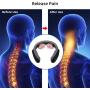 Neck Massager with Pulse Heat, Smart Cordless Cervical Vertebra Massager with 3 Modes 15 Speeds for Home, Car, Office, Outdoor and Gift