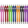 SKOLOO Electronic Screen Touch Stylus, Pack of 14, 2-in-1 Click Ball Pen, Ballpoint Pen and Slim Stylus for Universal Tablet Smartphone, Multi-Colored SKOLOO Electronic Screen Touch Stylus, Pack of 14, 2-in-1 Click Ball Pen, Ballpoint Pen and Slim Stylus for Universal Tablet Smartphone, Multi-Colored