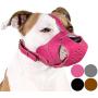 CollarDirect Dog Muzzle Pitbull Amstaff Basket Genuine Leather Staffordshire Terrier CollarDirect Dog Muzzle Pitbull Amstaff Basket Genuine Leather Staffordshire Terrier