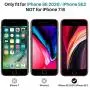 [4 Pack] L K Screen Protector for New iPhone SE (2020) / iPhone SE2 [4.7 inch] Tempered Glass Film [Alignment Frame] [Case Friendly] [NOT For iPhone 6/7/8]