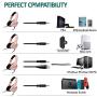 SVYHUOK Pink Gaming Headset for Girl, Women, Kids, PC, PS4, New Xbox One, Foldable On-Ear Headphone with Detachable Mic, Stereo 30MM Speaker Driver Unit Gift for Children, Teenager, Younger