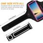 Galaxy Note 10+/9/8 Armband,RUNBACH Sweatproof Running Exercise Gym Cellphone Sportband Bag with Fingerprint Touch/Key Holder and Card Slot for Samsung Galaxy Note 10+/Note 9/Note 8 (Pink)