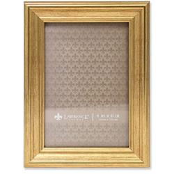 Lawrence Frames Sutter Burnished Picture Frame, 4 by 6-Inch, Gold