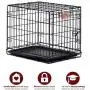 MidWest Homes for Pets Dog Crate | iCrate Single Door & Double Door Folding Metal Dog Crates | Fully Equipped MidWest Homes for Pets Dog Crate | iCrate Single Door & Double Door Folding Metal Dog Crates | Fully Equipped