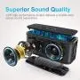 DOSS SoundBox Touch Portable Wireless Bluetooth Speakers with 12W HD Sound and Bass, 20H Playtime, Handsfree, Speakers for Home, Outdoor, Travel-Black DOSS SoundBox Touch Portable Wireless Bluetooth Speakers with 12W HD Sound and Bass, 20H Playtime, Handsfree, Speakers for Home, Outdoor, Travel-Black