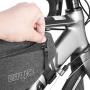 Efaster Bicycle Storage Frame Bag，100% Waterproof Bike Packing Bag，Triangle Large Cycling Tube Pouch Quick Release Frame Bag，Bicycle Front Mobile Phone Bag Bike Accessory Bag