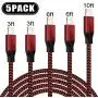 iPhone Charger,UNEN MFi Certified Lightning Cable(3/3/6/6/10FT)Charging USB Syncing Data Nylon Braided with Metal Connector Compatible iPhone 11/Pro/Max/X/XS/XR/XS Max/8/Plus/7/7 Plus/6/6S/6 Plus More iPhone Charger,UNEN MFi Certified Lightning Cable(3/3/6/6/10FT)Charging USB Syncing Data Nylon Braided with Metal Connector Compatible iPhone 11/Pro/Max/X/XS/XR/XS Max/8/Plus/7/7 Plus/6/6S/6 Plus More
