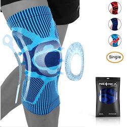 NEENCA Knee Brace,Knee Compression Sleeve Support with Patella Gel Pad & Side Spring Stabilizers,Medical Grade Knee Protector for Running,Meniscus Tear,Arthritis,Joint Pain Relief,ACL,Injury Recovery