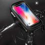 Bike Handlebar Bag, Waterproof Bicycle Frame Bag Cycling Front Top Tube Pouch Pannier Bike Phone Mount Holder Stand for iPhone 11 Pro MAX XS MAX XR X 8 7 6 6S Plus Samsung Sony Smartphones Below 6.5