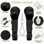 QUINEAR Leg Massager for Circulation, Foot Calf & Thigh Wraps Massage Helpful for Muscles Relaxation and Pain Relief - 3 Modes & 3 Intensities Include 2 Extensions