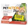Pet Action Plus Flea & Tick Treatment for Cats Over 1.5 lbs, 3 Month Supply