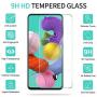 GESMA for Samsung Galaxy A51 Screen Protector with Camera Lens Protector, [3 Screen Protectors+2 Camera Protectors+1 Tray] Tempered Glass Screen Protector for Samsung Galaxy A51 4G(Clear)