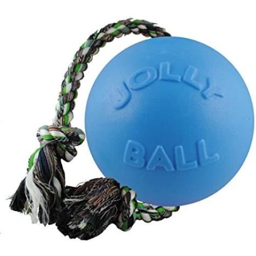 Jolly Pets Romp-n-Roll Rope and Ball Dog Toy