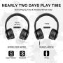 Picun P26 Wireless Headphones Bluetooth 5.0, Monkey Pinking Edition 40H Playtime Hi-Fi Stereo Bluetooth Headphone Over Ear with Mic Foldable Wired/Wireless/TF for Phone with Carrying Case (Camo)