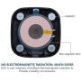 VIEE Wireless Car Charger, Qi Magnetic Wireless Charging Mount 180° Adjustable Cordless Car Charging Cradle for Samsung, iPhone and All Android Smartphones (Car Charger+Smart Magnet)