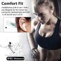 True Wireless Earbuds Bluetooth 5.0 Earbud Headphones, 3D Noise Canceling Headphones in-Ear Headphones IPX5 Waterproof Headphones with Fast Charging Case for iPhone/Apple Airpods/Android