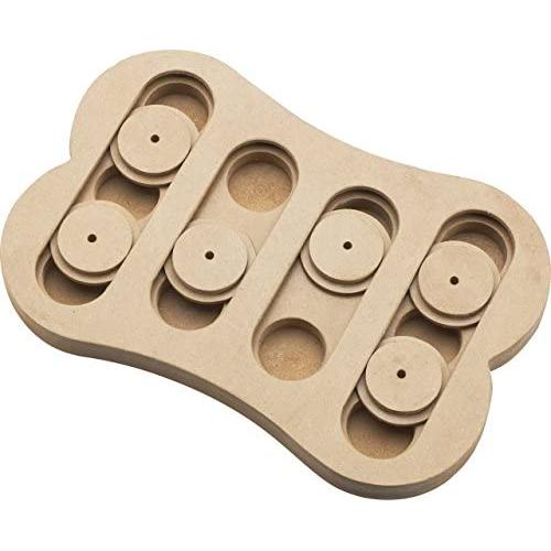 SPOT Ethical Pet Interactive Seek-A-Treat Shuffle Bone Toy Puzzle That Will Improve Your Dogs IQ, Specially Designed for Training Treats