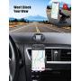 Kaome 3 in 1 Phone Holder for Car Upgraded Strong Suction Car Phone Mount for Dashboard Air Vent Windshield Universal for iPhone 11/11Pro Max/XR/X/SE/8 Plus,Samsung Galaxy S20 Ultra Note 10 Plus/10 9