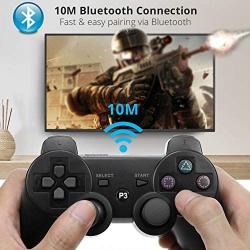 Mobile Game Controller, Gamepad Wireless Bluetooth Joystick for PS3 Controller Wireless Console for Playstation 3 Game Pad Gamepad Games Accessories-Golden-