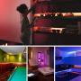 WiFi LED Strip Lights 65.6FT,Music Sync LED Light Strip Compatible with Alexa,Google Home Controlled by Smart APP, 20m 600LEDs RGB Power Strip with UL Listed Adapter and Remote, LED Lights for Bedroom