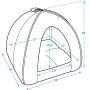 Pet Tent Soft Bed for Dog and Cat by Best Pet Supplies