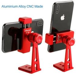 Ulanzi ST-04 Aluminum Phone Tripod Mount Adapter Vertical Video Bracket Cell Phone Clip 360 Degree Smartphone Video Tripod Clamp Compatible for iPhone 11 Xs X Samsung Android Instagram IGTV Livestream