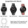 Galaxy Watch 46mm Band 2 Pack, Compatible with Samsung Galaxy 46mm Watch Bands, Width 22mm Watch Band Quick Release Leather Straps Unisex size (Black+Brown) Galaxy Watch 46mm Band 2 Pack, Compatible with Samsung Galaxy 46mm Watch Bands, Width 22mm Watch Band Quick Release Leather Straps Unisex size (Black+Brown)
