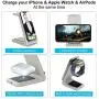 Quezqa Wireless Charging Stand – 3 in 1 Fast Wireless Charger – Qi Charging Station Dock Compatible with AirPods Pro Apple Watch Series 5 4 3 2 iPhone 11 Pro Max Xs X Xr 8(with QC 3.0 Adapter) Quezqa Wireless Charging Stand – 3 in 1 Fast Wireless Charger – Qi Charging Station Dock Compatible with AirPods Pro Apple Watch Series 5 4 3 2 iPhone 11 Pro Max Xs X Xr 8(with QC 3.0 Adapter)