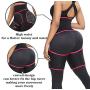 MOOZHEALTH Thigh Trimmer High Waist 3-in-1 Belt Slim Body Sweat Wrap Body Shaping Thigh TrimmerShaper Sport Workout Waist Support