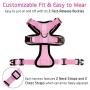 rabbitgoo Cat Harness and Leash for Walking, Escape Proof Soft Adjustable Vest Harnesses for Medium Large Cats, Easy Control Breathable Pet Safety Jacket with Reflective Strips & 1 Metal Leash Ring