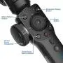 EVO PRO Smartphone Camera Stabilizer with Focus Pull and Zoom - Compatible with iOS iPhone or Android Smartphones, FiLMiC PRO APP Compatible - Includes Tripod Stand EVO PRO Smartphone Camera Stabilizer with Focus Pull and Zoom - Compatible with iOS iPhone or Android Smartphones, FiLMiC PRO APP Compatible - Includes Tripod Stand