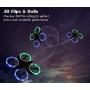 RC Drone, Mini Drone for Kids and Beginners, Mini Drones Quadcopter with LED Lights, Altitude Hold Height Headless 4CH 2.4Ghz Helicopter Steady Super Easy Fly for 3 4 5 6 7 8-12 Year Old Boy Toys
