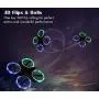 RC Drone, Mini Drone for Kids and Beginners, Mini Drones Quadcopter with LED Lights, Altitude Hold Height Headless 4CH 2.4Ghz Helicopter Steady Super Easy Fly for 3 4 5 6 7 8-12 Year Old Boy Toys