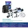 AOMEKIE Telescope for Adults Kids Astronomy Beginners 70mm Refractor Telescopes with Adjustable Tripod 10X Phone Adapter 3X Barlow and Backpack AOMEKIE Telescope for Adults Kids Astronomy Beginners 70mm Refractor Telescopes with Adjustable Tripod 10X Phone Adapter 3X Barlow and Backpack